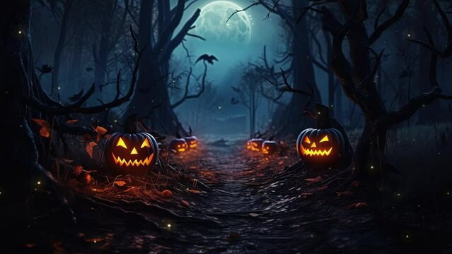 Carved pumpkin, jack o lantern, halloween theme
