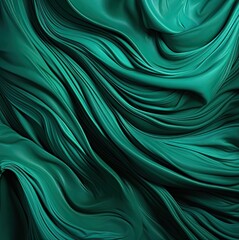 Obraz premium Turquoise Fabric: Embrace Serenity with Style