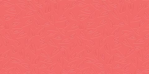 Abstract seamless heart pattern. Bright colors repeatable backdrop. Hand drawn minimalistic wallpaper.