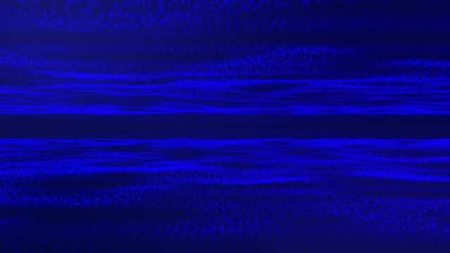 digital wave of abstract particles. Modern point wave. Vectorized technology backdrop. a scalable illustration Blue dots on a digital backdrop