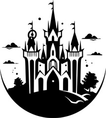 Gothic | Black and White Vector illustration