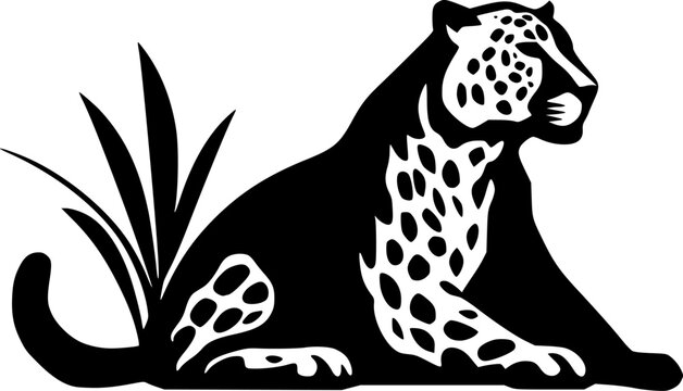 recommend clip art: Leopard - High Quality Vector Logo - Vector illustration ideal for T-shirt graphic