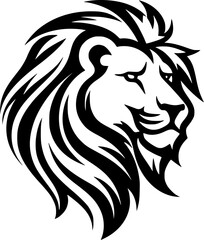 Lion | Minimalist and Simple Silhouette - Vector illustration
