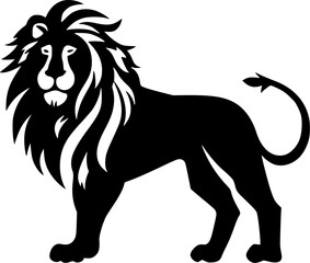 Lion | Minimalist and Simple Silhouette - Vector illustration