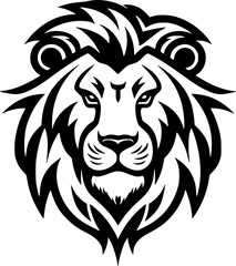 Plakat Lion - Minimalist and Flat Logo - Vector illustration