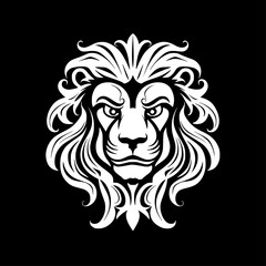 Lion | Minimalist and Simple Silhouette - Vector illustration