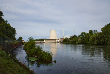 abgeschaltetes Kernkraftwerk Isar 2 
