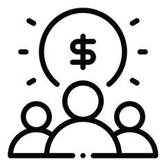 affiliate money icon