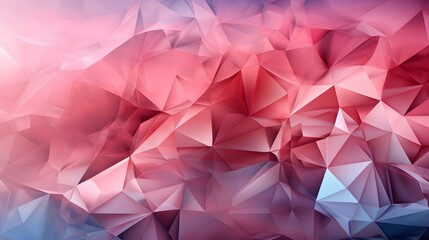 Obraz premium modern abstract background design with layers of textured white transparent material in triangle diamond and squares shapes in random geometric pattern.