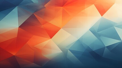 modern abstract background design with layers of textured white transparent material in triangle diamond and squares shapes in random geometric pattern.