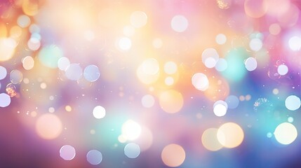 Colorful pastel bokeh background
