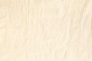 Soft beige crumpled paper texture