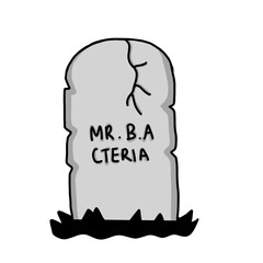 Bacteria Tomb Dead Science Illustration Drawing Educational