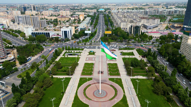 International Friendship Square in Tashkent city