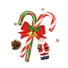 クリスマス飾りイラスト リアル セット