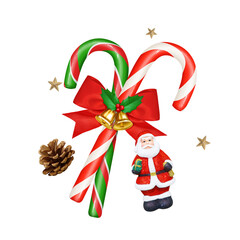 クリスマス飾りイラスト リアル セット