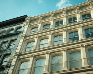 Fototapeta na wymiar Architecture in Soho, Manhattan, New York City