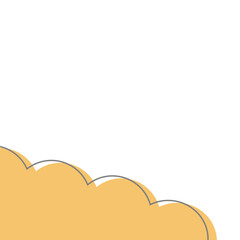 Corner Bubble with Line Element