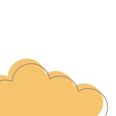 Corner Bubble with Line Element