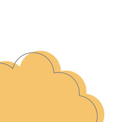 Corner Bubble with Line Element