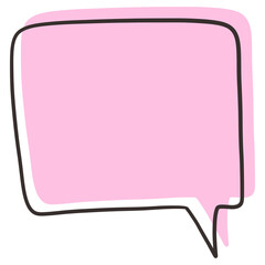 Speech bubble element design for digital media, websites, templates, and more.