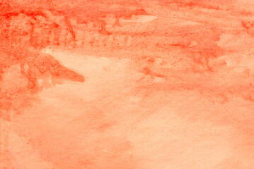 orange painted watercolor background texture