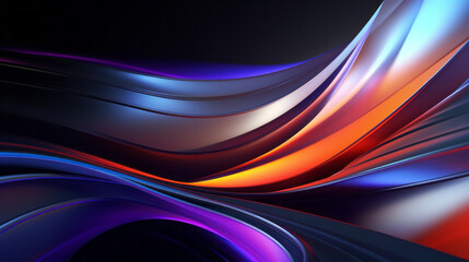 Fototapeta premium A vibrant abstract background with flowing and colorful waves