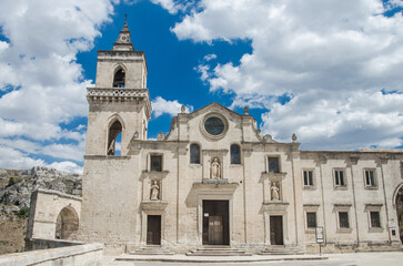 San Pietro Caveoso Church in Matera, Italy