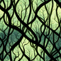 seamless forest landscape texture