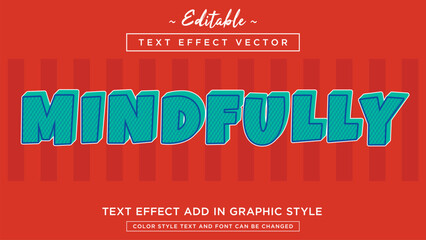 Text effect with pattern style effect fully editable text