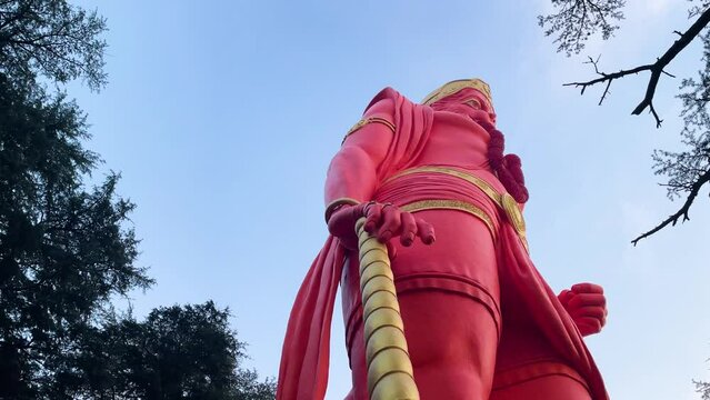 Shri Hanuman Mandir Jakhoo, Hindu deity Temple dedicated to Bajrang Bali, also known as Jakhu is located in Shimla Himachal Pradesh, India