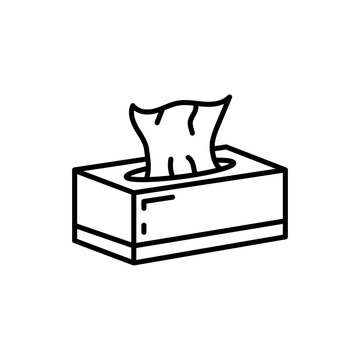 recommend clip art: Tissue Box icon in vector. Illustration