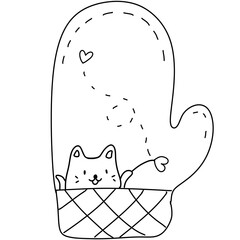 microwave gloves cartoon