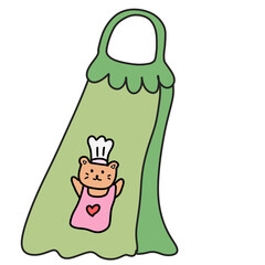 kitchen towel cartoon