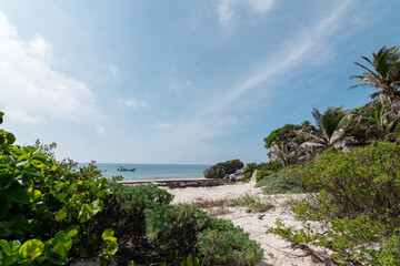 Hermosa playa para visitar en México 