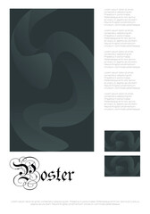 Creative Poster Design Modern Vector