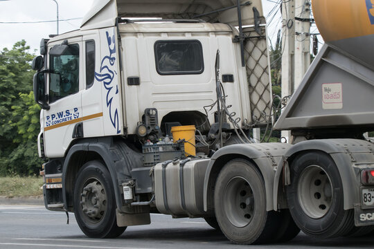  Cement truck of PWS Concrete.