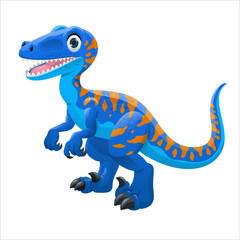 Raptor Dinosaurus Cute Cartoon Children Kids Style