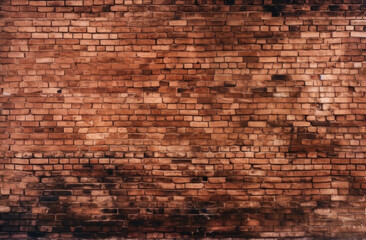 Naklejka premium Vintage Red brick wall background.
