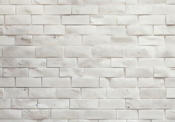 white brick wall texture background Generative AI