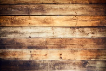 Foto op Aluminium Vintage wooden plank background texture in high resolution © Michael Piepgras/Wirestock Creators
