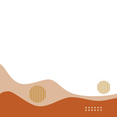 Abstract Blob Footer