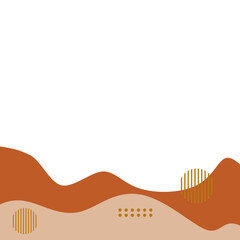 Abstract Blob Footer