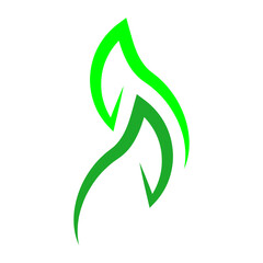 go green icon illustration vector