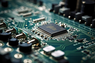 Close-up of cutting-edge wireless communication equipment with advanced circuitry and modern design