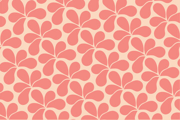  vector pink seamless floral patterned background vector