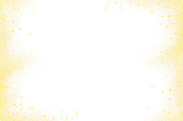 Rectangle Gold Glitter Color Luxury Border Frame Transparent Background