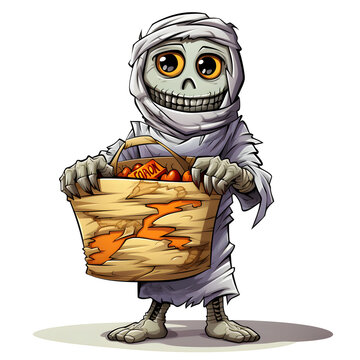 recommend clip art: Cartoon clipart of mummy, transparent background