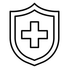 Fototapeta premium Medical badge icon