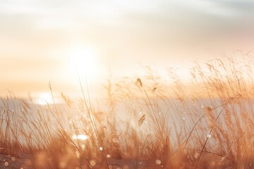 a blurry blurred photograph of the sun Generative AI